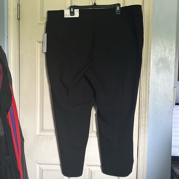 NWT Liz Claiborne mid rise Amy straight leg pull on pants size 24W SHORT - Picture 2 of 5